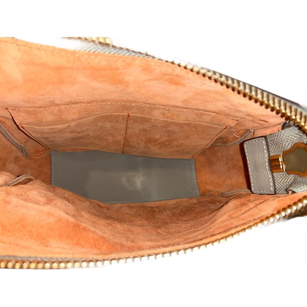 BOGNER Gray 100% Leather Shoulder Bag - Picture 3 of 3